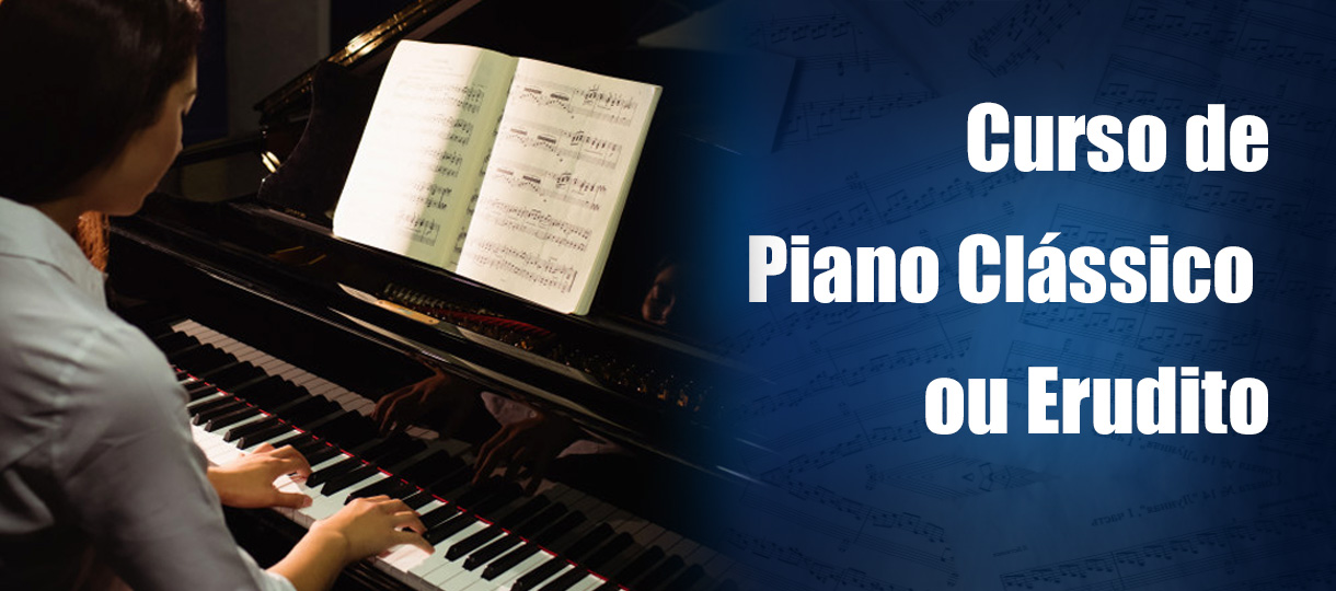 Curso de Piano Clássico ou Erudito Escola de Música em Pinheiros e Vila Madalena