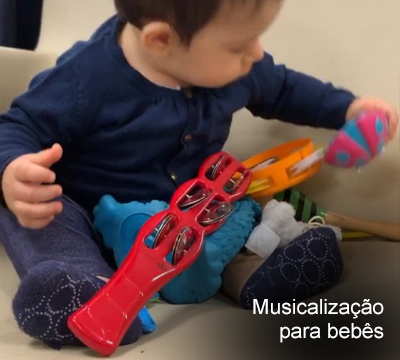 Escola de Música em Pinheiros Musicalização para bebês